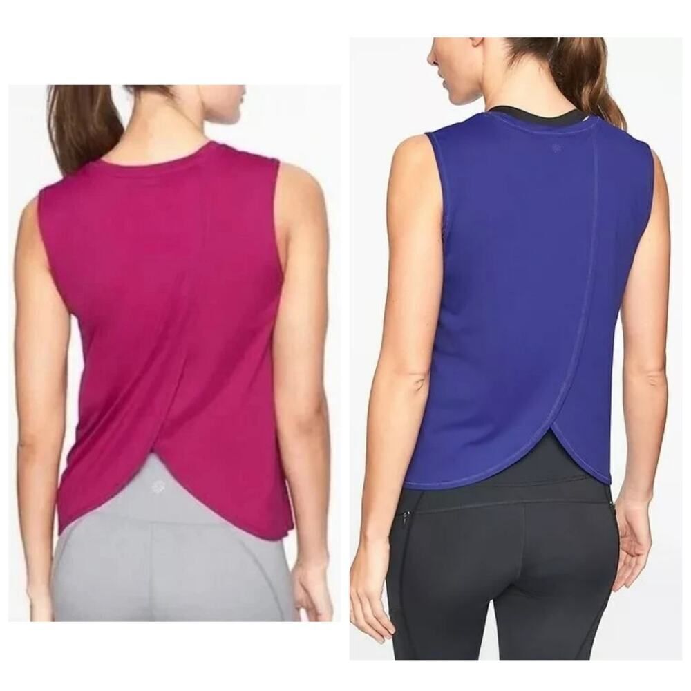 Pair of Athleta Sunlover UPF Tanks sz S